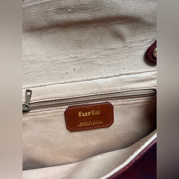 Furla leather crossbody bag, made in Italy - Picture 5 of 14
